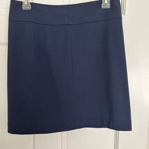 Navy pencil skirt